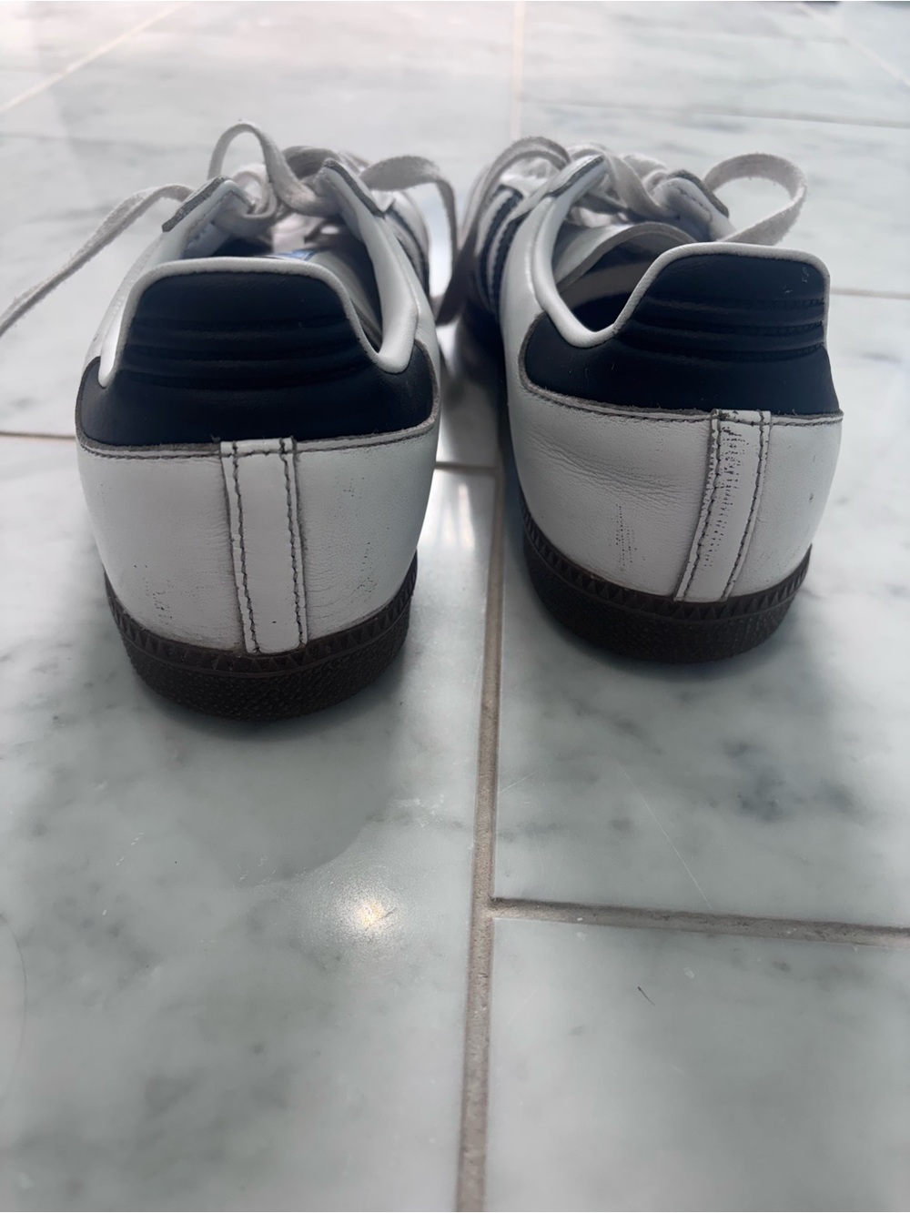 adidas Samba Retro White with black stripes - Picture 6 of 10